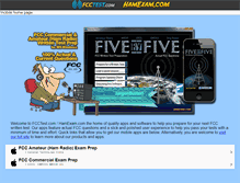 Tablet Screenshot of hamexam.com